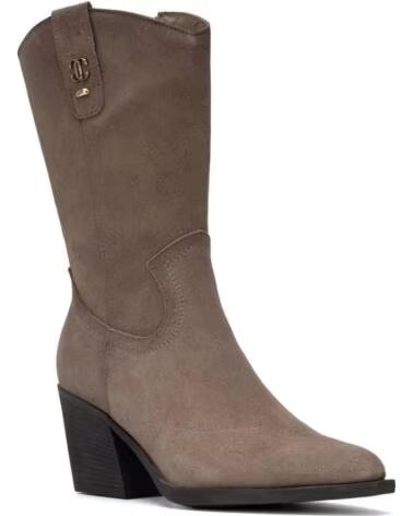 CARMELA 164255 STIVALI STILE CAMPEROS IN PELLE TAUPE