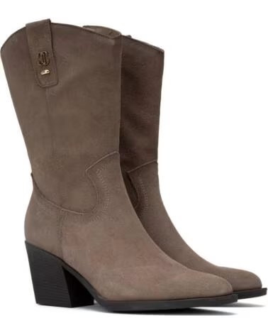 CARMELA 164255 STIVALI STILE CAMPEROS IN PELLE TAUPE