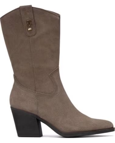 CARMELA 164255 STIVALI STILE CAMPEROS IN PELLE TAUPE