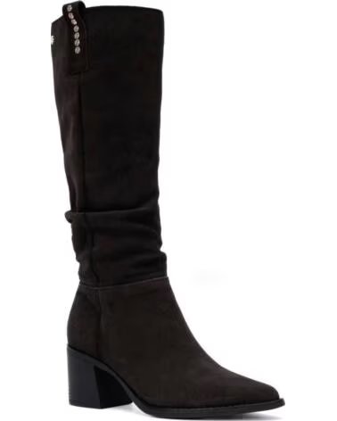 CARMELA 164258 STIVALI ALTI DA DONNA IN PELLE MARRONE MARRON
