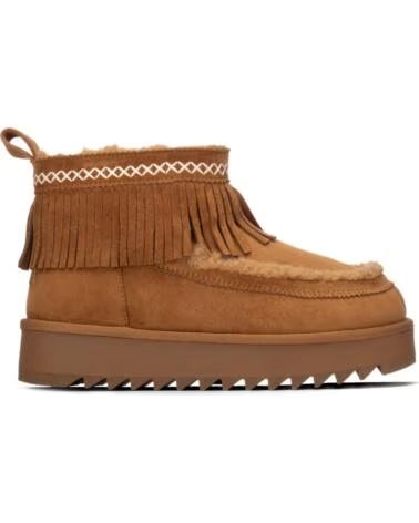 REFRESH BotIn de mujer 176018 Camel MARRóN