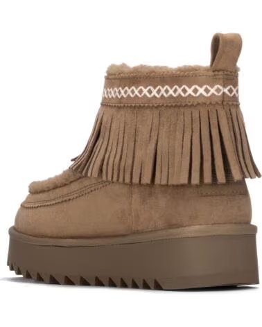REFRESH BotIn de mujer 176018 Taupe MARRóN