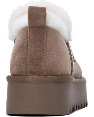 REFRESH Zapato de mujer 176020 Taupe MARRóN
