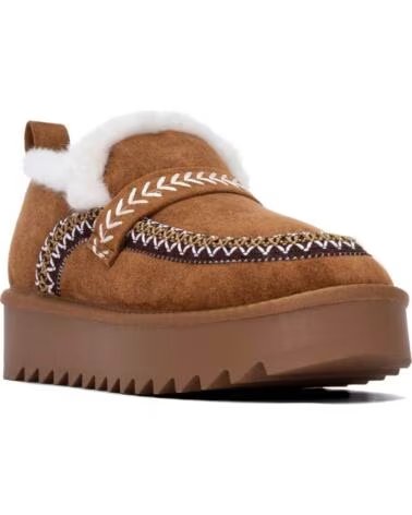 REFRESH Zapato de mujer 176020 Camel MARRóN