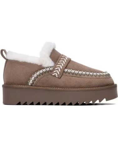 REFRESH Zapato de mujer 176020 Taupe MARRóN