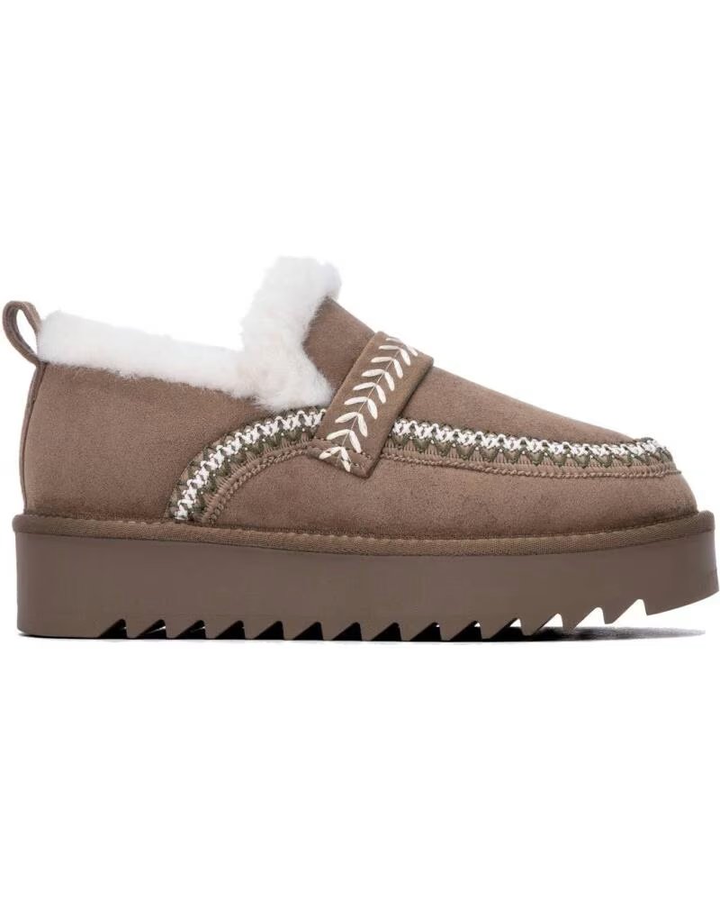 REFRESH Zapato de mujer 176020 Taupe MARRóN