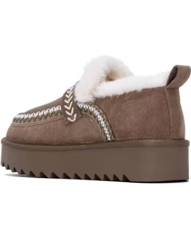 REFRESH Zapato de mujer 176020 Taupe MARRóN