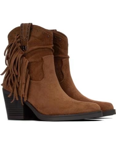 REFRESH BotIn de mujer 176152 Camel MARRóN