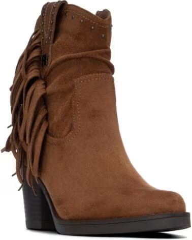 REFRESH BotIn de mujer 176152 Camel MARRóN