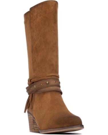 REFRESH Bota de mujer 176158 Camel MARRóN