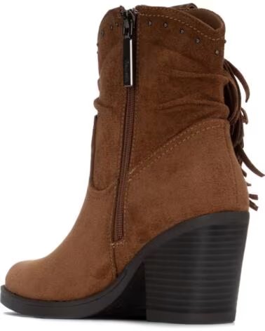 REFRESH BotIn de mujer 176152 Camel MARRóN