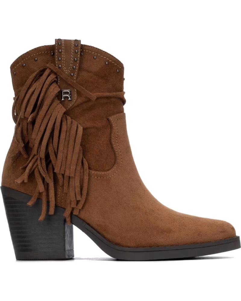 REFRESH BotIn de mujer 176152 Camel MARRóN