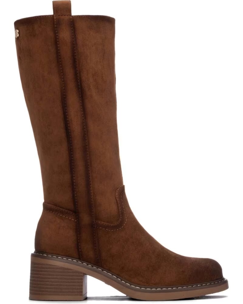REFRESH Bota de mujer 176170 Camel MARRóN