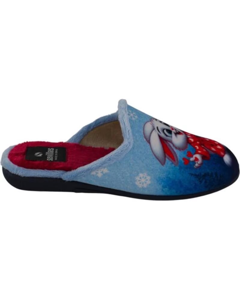 SEVILLAS HASEN HAUSSCHUHE FÜR DAMEN SV37-1 AZUL