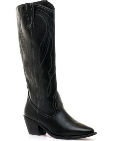 STIVALI ALTI STILE TEXANO MTNG 55349 NEGRO