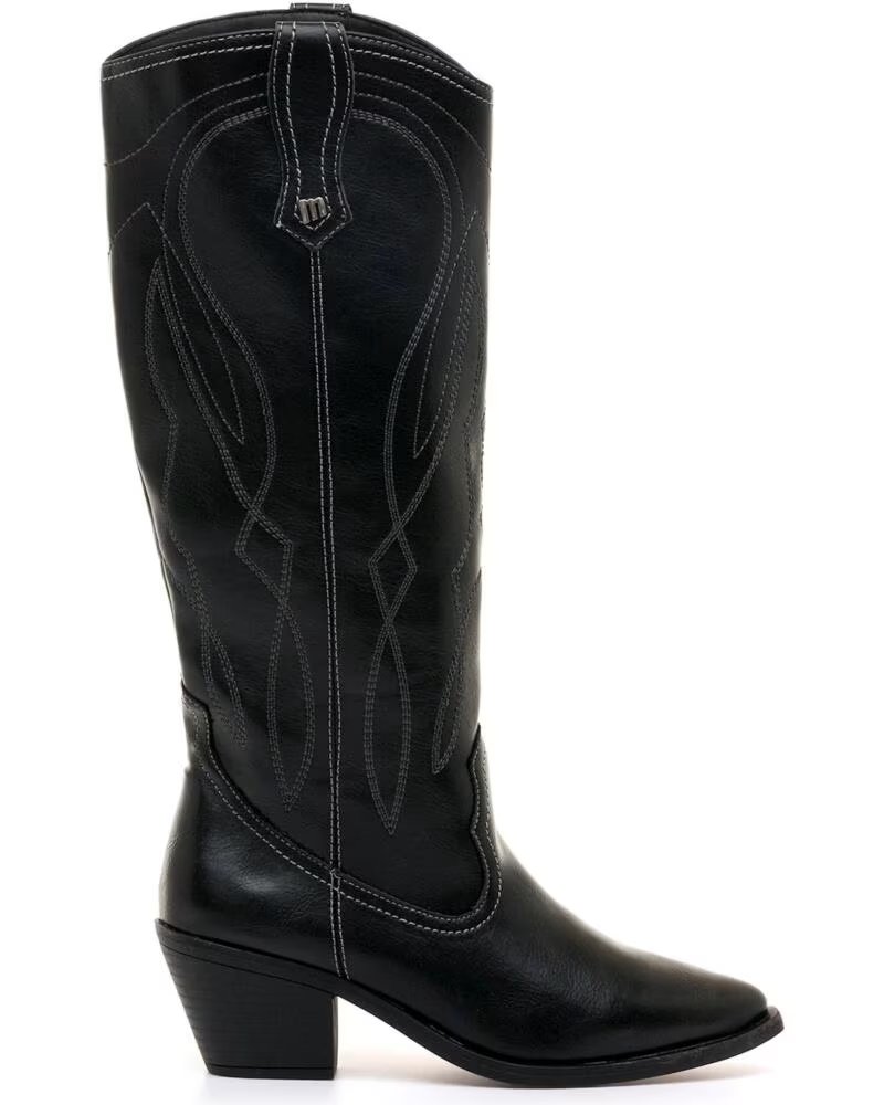 STIVALI ALTI STILE TEXANO MTNG 55349 NEGRO