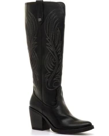 MTNG 56358 HIGH BOOTS IM WESTERN-STIL IN SCHWARZ NEGRO