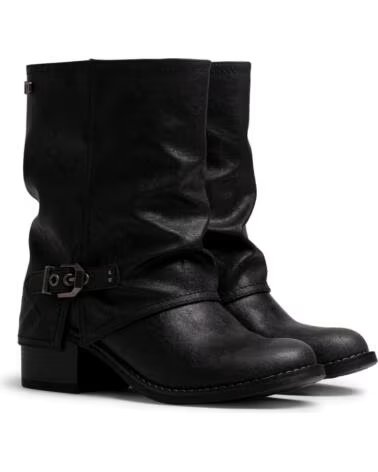 STIVALI STILE BIKER MTNG 55970 IN NERO NEGRO