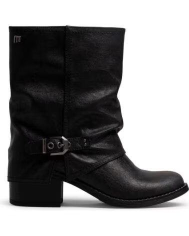 STIVALI STILE BIKER MTNG 55970 IN NERO NEGRO