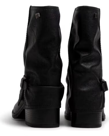 STIVALI STILE BIKER MTNG 55970 IN NERO NEGRO