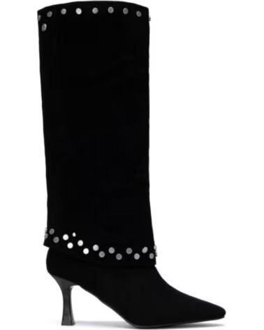 XTI STIVALE ALTO DA DONNA 146396 CON BORCHIE NEGRO