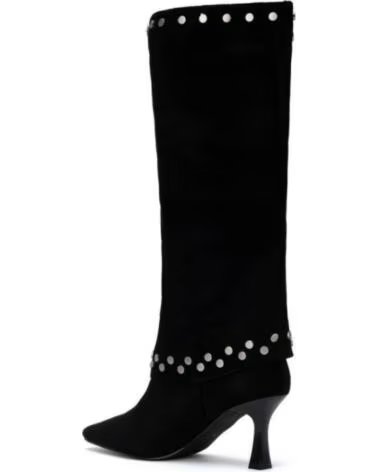 XTI STIVALE ALTO DA DONNA 146396 CON BORCHIE NEGRO