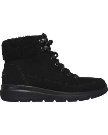 Stivali per Donna SKECHERS BOTAS GLACIAL ULTRA WOODLANDS PARA MUJER EN COLOR NEGRO NEGRO