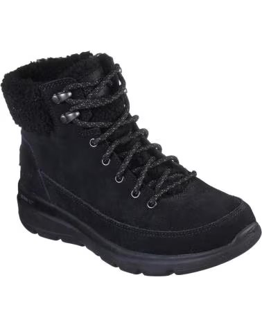 Stivali per Donna SKECHERS BOTAS GLACIAL ULTRA WOODLANDS PARA MUJER EN COLOR NEGRO NEGRO