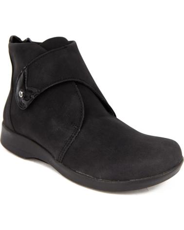 Botines de Mujer ARCOPEDICO BEATRIZ NUBUCK NEGRO