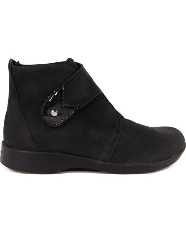 Botines de Mujer ARCOPEDICO BEATRIZ NUBUCK NEGRO