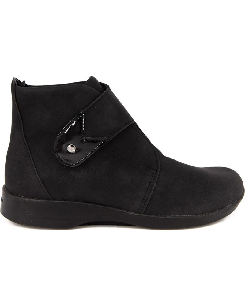 Botines de Mujer ARCOPEDICO BEATRIZ NUBUCK NEGRO