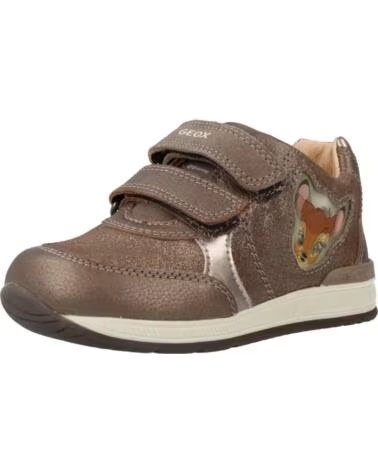 GEOX SAPATOS MENINA RISHON GIRL CASTANHO C1X2U