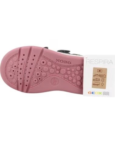GEOX B BIGLIA GIRL C MÄDCHEN SCHUHE GRAU C1332