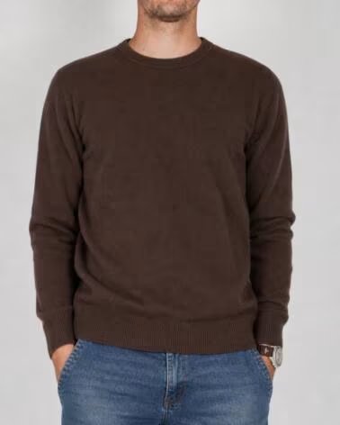 GIANNI LUPO PULLOVER COFFEE BRAUN MARRóN