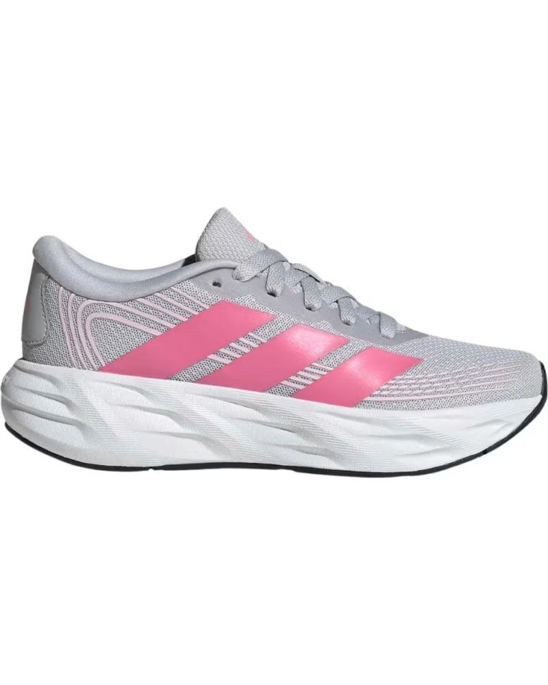 ADIDAS Zapatillas Galaxy 8 Junior Light Solid Grey - Pink Fusion - Clear Pink en gris para ninos unisex LGH SOLID GREY