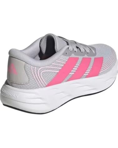 ADIDAS Zapatillas Galaxy 8 Junior Light Solid Grey - Pink Fusion - Clear Pink en gris para ninos unisex LGH SOLID GREY
