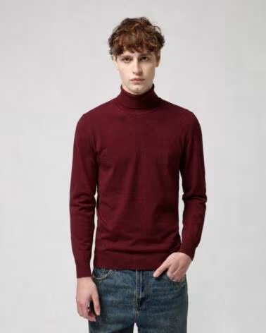 GIANNI LUPO ROLLKRAGENPULLOVER GRANATROT VARIOS COLORES