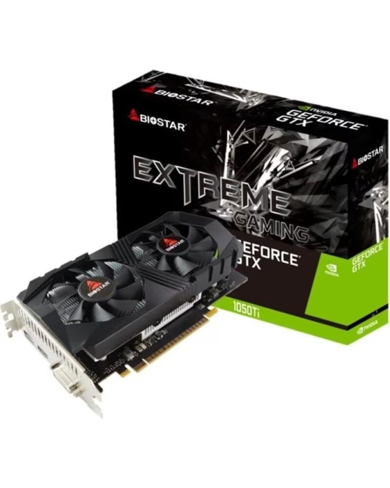 BIOSTAR SCHEDA GRAFICA NVIDIA GEFORCE GTX 1050 TI 4GB GDDR5