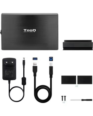 TOOQ TQE-3531B Caja HDD 3 5 USB 3 1Gen1 Negra