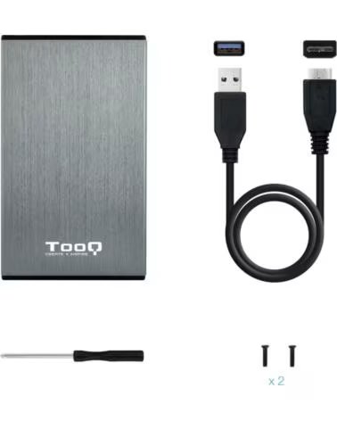 TOOQ TQE-2527G Caja HDD 2 5 USB 3 1 Gen1-USB 3 0