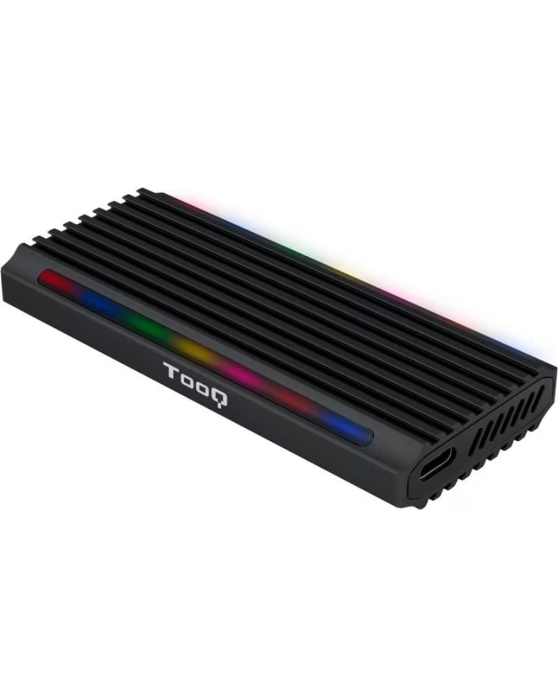 TOOQ Caja Externa SSD M 2 NGFF-NVMe USB-C Negro