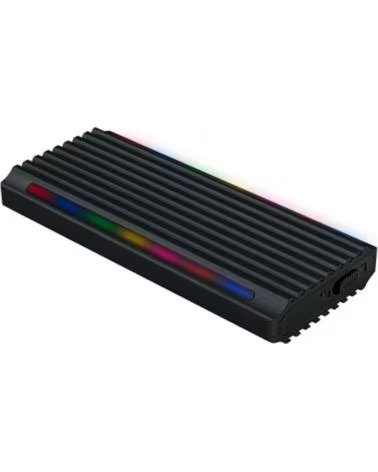 TOOQ Caja Externa SSD M 2 NGFF-NVMe USB-C Negro