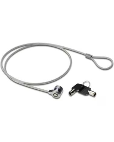 EWENT Cable de seguridad cierre kensington universal para portatil - 2 llaves - 1 5m
