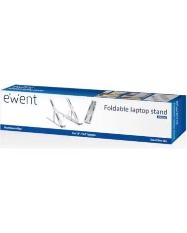 EWENT Soporte de mesa plegable de viaje ew1266 para ordenador portatil 10 - 15 6 pulgadas aleacion de aluminio