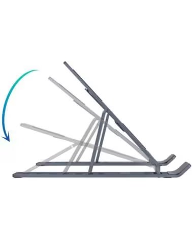 TOOQ Soporte elevador plegable portatiles Gris