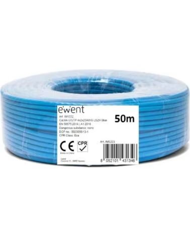 EWENT Bobina Cable Red CAT6A U-UTP LSZH 50m