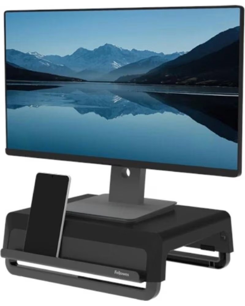 FELLOWES Soporte elevador monitor BreytaT Negro