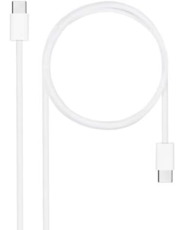 NANO CABLE Nanocable Cable USB-C 2 0 60W USB-C-M-M 1m