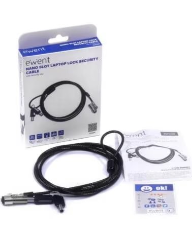 EWENT Cable Seguridad Nano con Llave