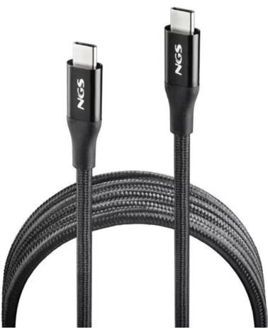 NGS Cable carga rapida USB C a USB C de 2 m